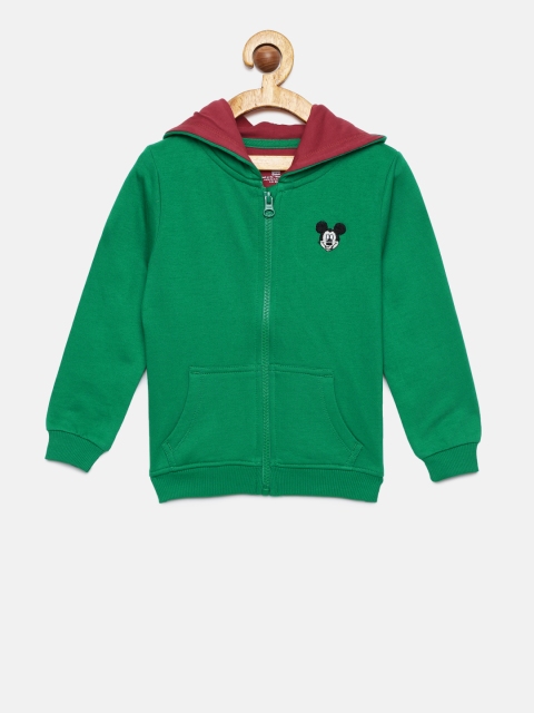 

Juniors by Lifestyle Boys Green Solid Hooded Sweatshirt