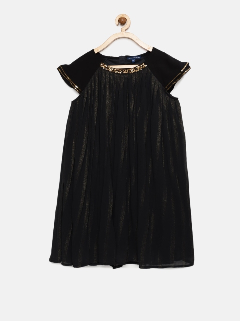 

Fame Forever by Lifestyle Girls Black Solid A-Line Dress