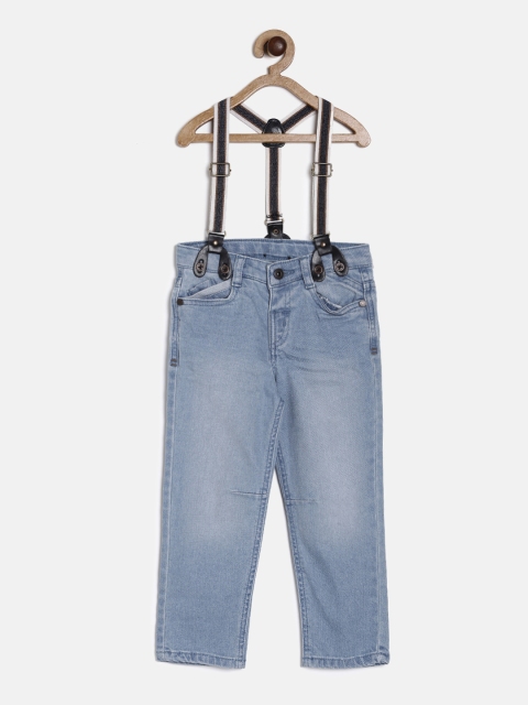 

Juniors by Lifestyle Boys Blue Regular Fit Mid-Rise Clean Look Jeans