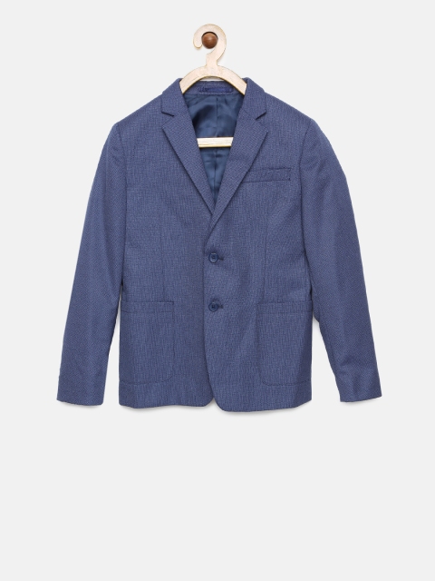 

Fame Forever by Lifestyle Boys Blue Solid Single-Breasted Blazer