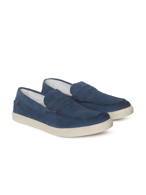 

Jack & Jones Men Blue Suede Loafers