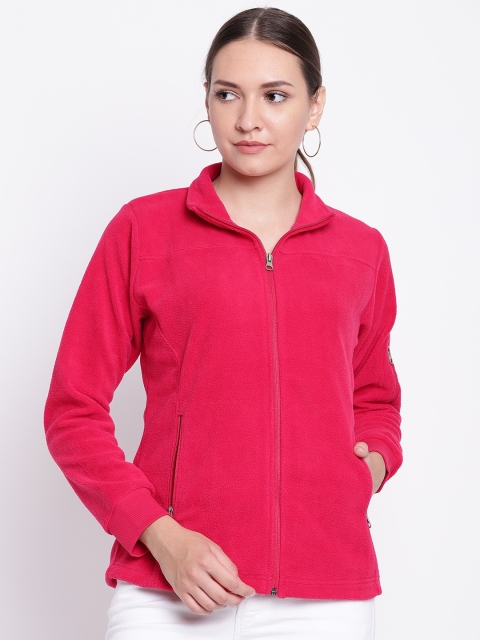 

Cayman Women Magenta Solid Sweatshirt