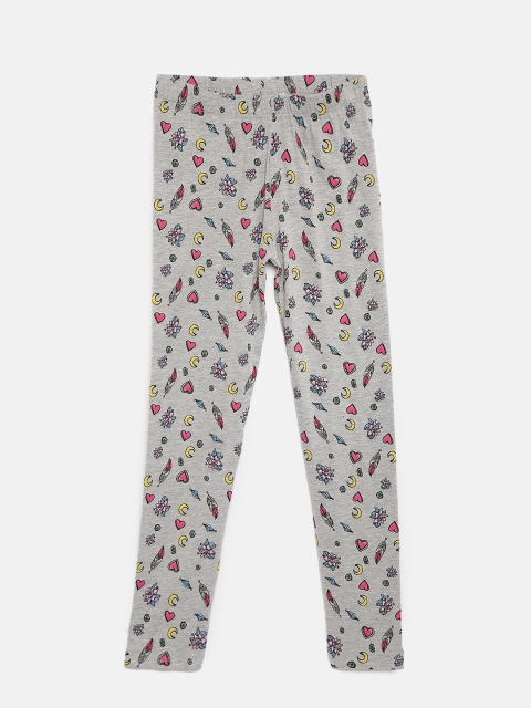

Fame Forever by Lifestyle Girls Grey Printed Leggings
