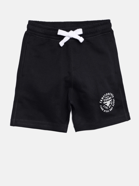 

Fame Forever by Lifestyle Boys Black Solid Regular Fit Regular Shorts