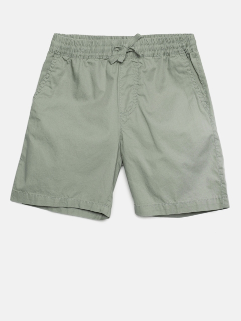 

Fame Forever by Lifestyle Boys Green Solid Regular Fit Shorts