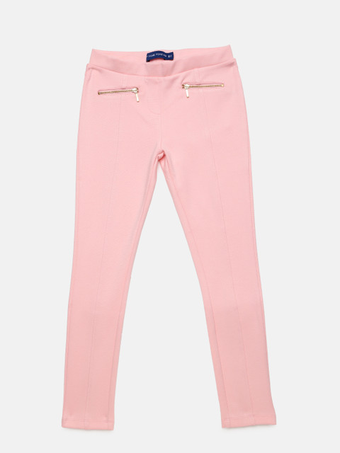 

Fame Forever by Lifestyle Girls Pink Solid Treggings