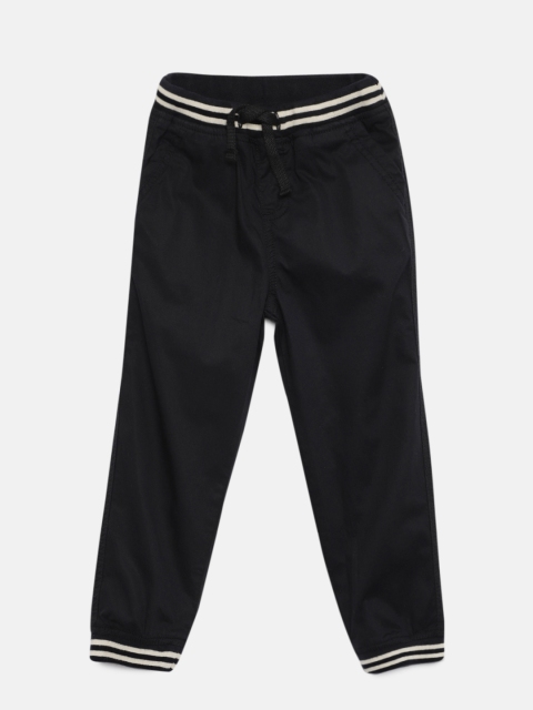 

Juniors by Lifestyle Boys Black Original Regular Fit Solid Joggers