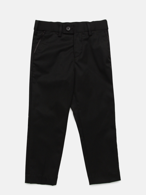 

Juniors by Lifestyle Boys Black Original Regular Fit Solid Formal Trousers