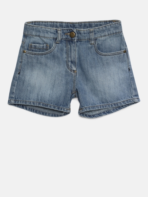 

Fame Forever by Lifestyle Girls Blue Washed Regular Fit Denim Shorts