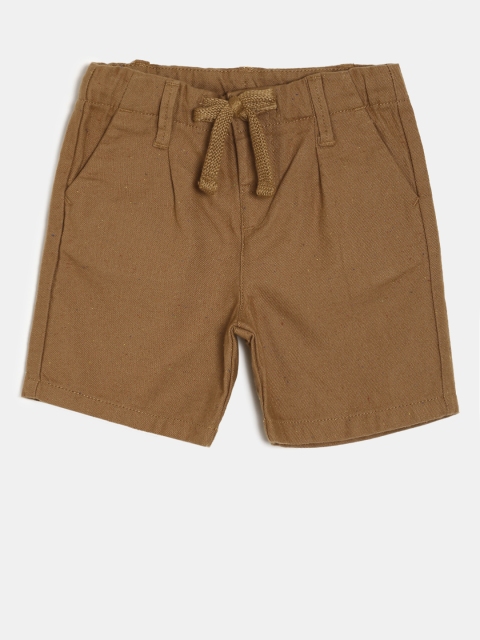 

Juniors by Lifestyle Boys Brown Solid Regular Fit Shorts