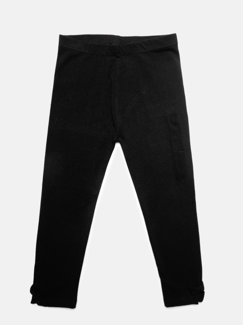 

Juniors By Lifestyle Girls Black Solid Leggings