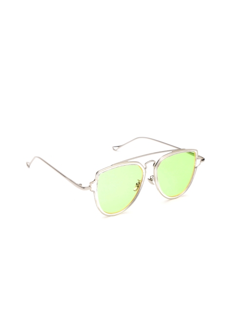 

Bellofox Unisex Oval Sunglasses BS1309, Green
