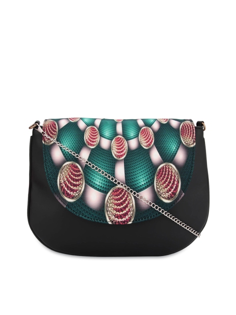 

Vivinkaa Black Digi Printed Sling Bag