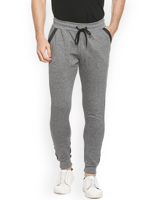 

People Men Grey Regular Fit Self Design Joggers