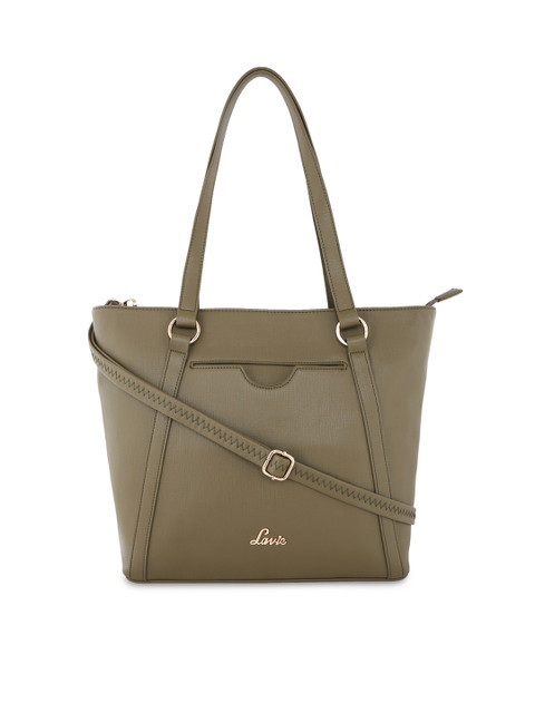 

Lavie Olive Green Solid Shoulder Bag