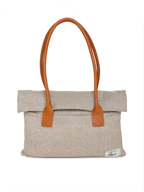 

Lavie Brown Solid Satchel