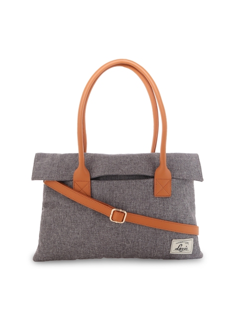 

Lavie Grey Solid Satchel