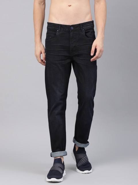 

HRX by Hrithik Roshan Men Blue Slim Fit Mid-Rise Clean Look Stretchable Jeans
