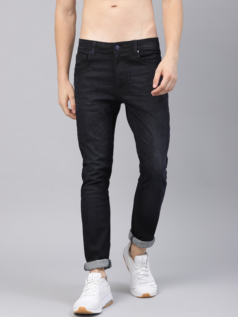 

HRX by Hrithik Roshan Men Blue Skinny Fit Mid-Rise Clean Look Stretchable Jeans