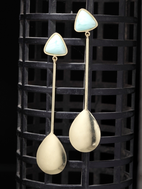 

DIVA WALK Gold-Plated Contemporary Drop Earrings