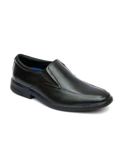 

Hitz Men Black Leather Slip On Formal Shoes