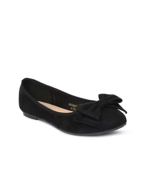 

Van Heusen Women Black Solid Synthetic Ballerinas