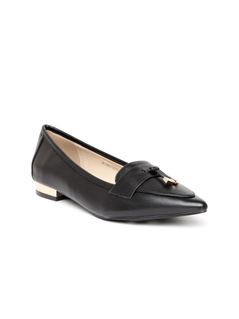 

Van Heusen Women Black Solid Ballerinas
