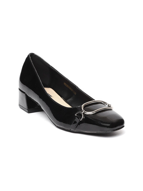 

Van Heusen Women Black Solid Pumps