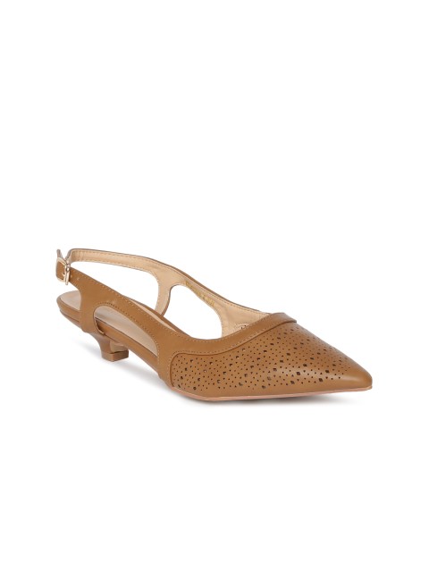 

Van Heusen Women Brown Solid Pumps