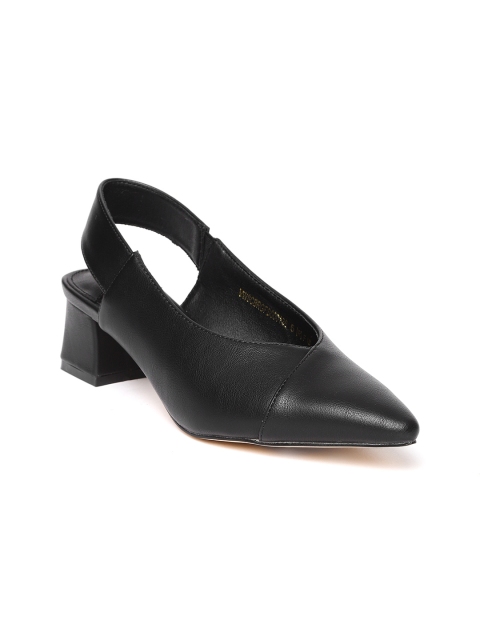 

Van Heusen Women Black Solid Pumps