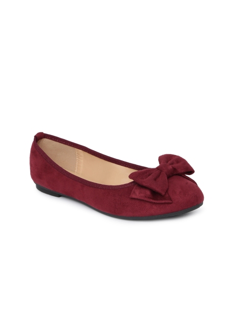 

Van Heusen Women Maroon Solid Ballerinas