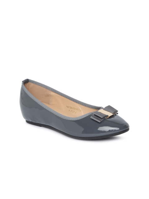 

Van Heusen Women Grey Solid Synthetic Ballerinas