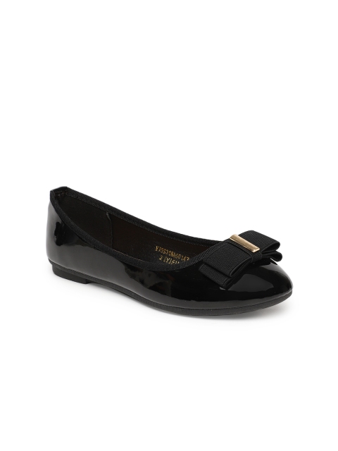 

Van Heusen Women Black Solid Synthetic Ballerinas