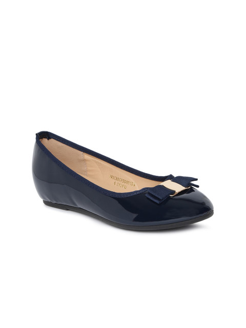 

Van Heusen Women Navy Blue Solid Ballerinas