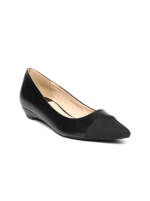 

Van Heusen Women Black Solid Ballerinas