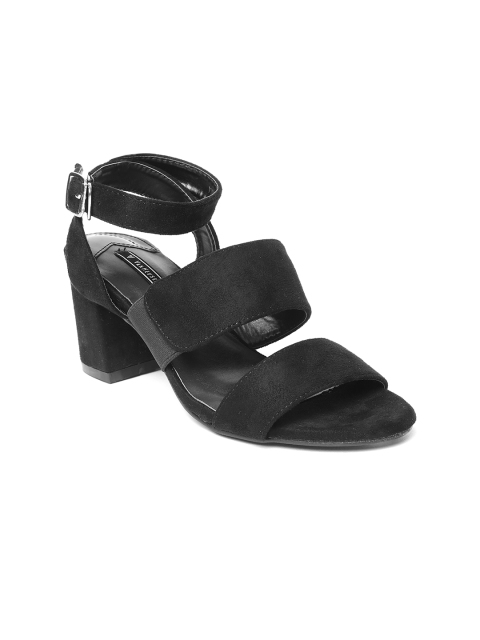 

Van Heusen Women Black Solid Heels