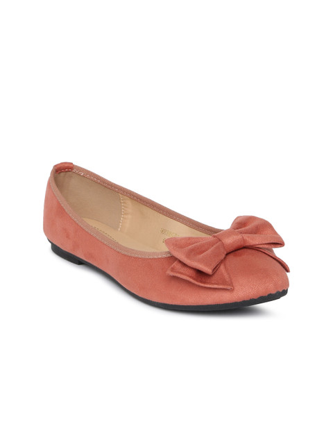 

Van Heusen Women Peach Solid Ballerinas