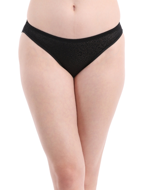 

Clovia Women Black Low Waist Solid Bikini Briefs PN2691P13