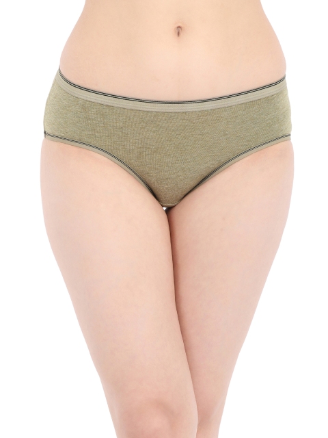 

Clovia Women Green Solid Basic Briefs PN2684P17XL