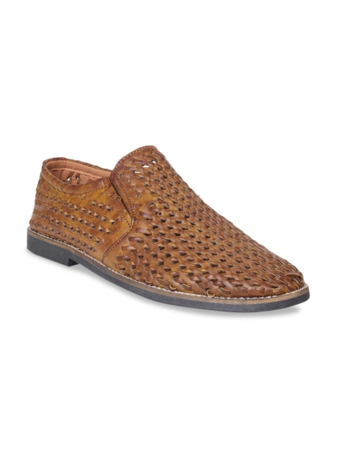 

bacca bucci Men Tan Slip-On Sneakers