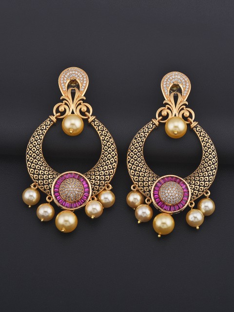 

Tistabene Black & Red Contemporary Drop Earrings