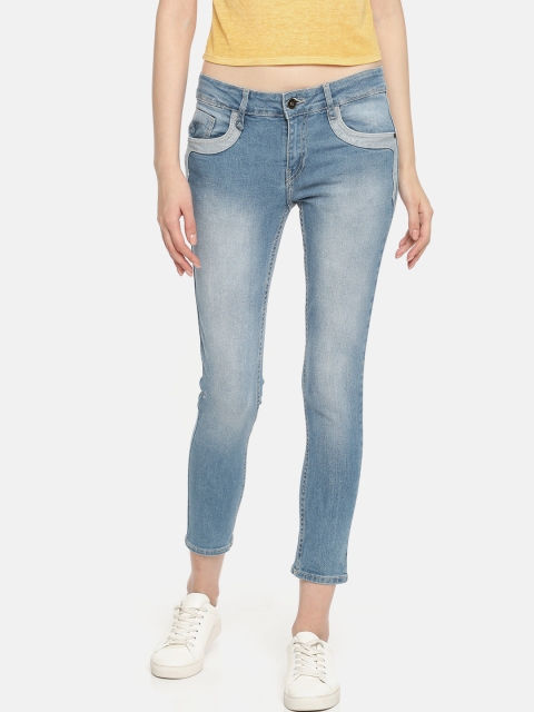 

Roadster Women Blue Skinny Fit Mid-Rise Clean Look Stretchable Jeans