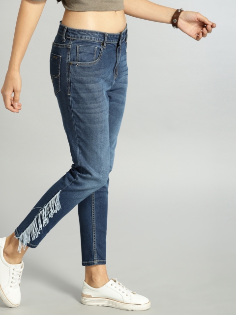 

Roadster Women Blue Skinny Fit Low-Rise Clean Look Stretchable Jeans