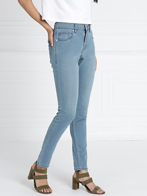 

all about you Women Blue Skinny Fit Mid-Rise Clean Look Jeans