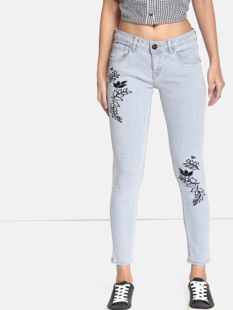 

Kook N Keech Women Blue Skinny Fit Mid-Rise Clean Look Stretchable Jeans