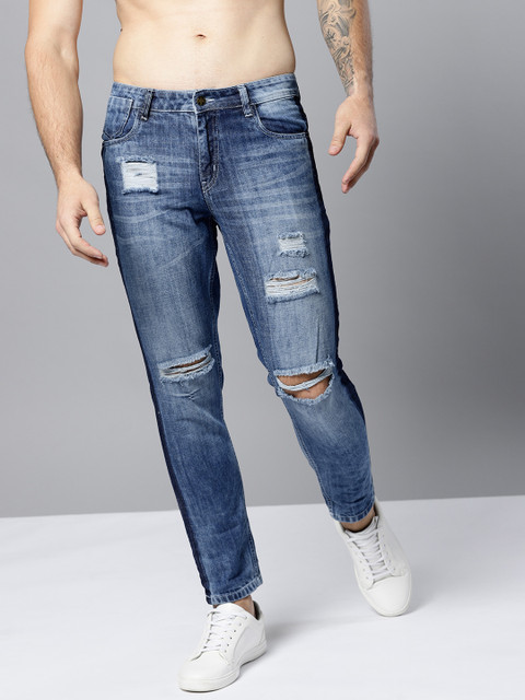 

Kook N Keech Marvel Men Blue Anti Fit Mid-Rise Mildly Distressed Jeans