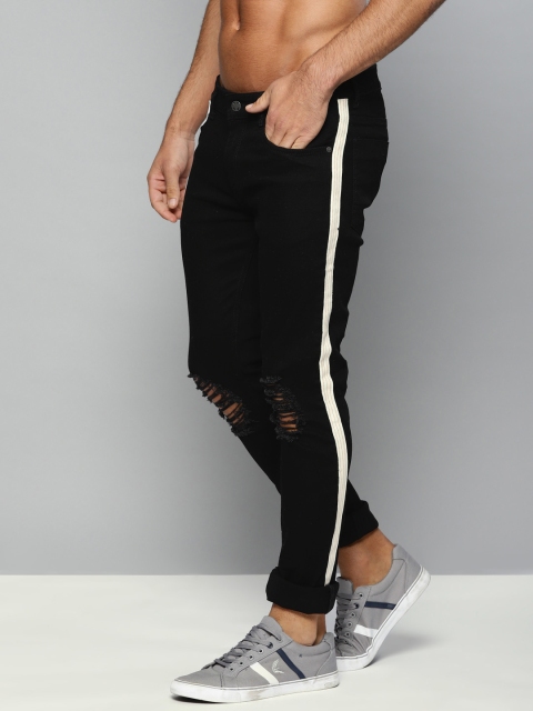 

Kook N Keech Garfield Black Skinny Fit Mildly Distressed Jeans