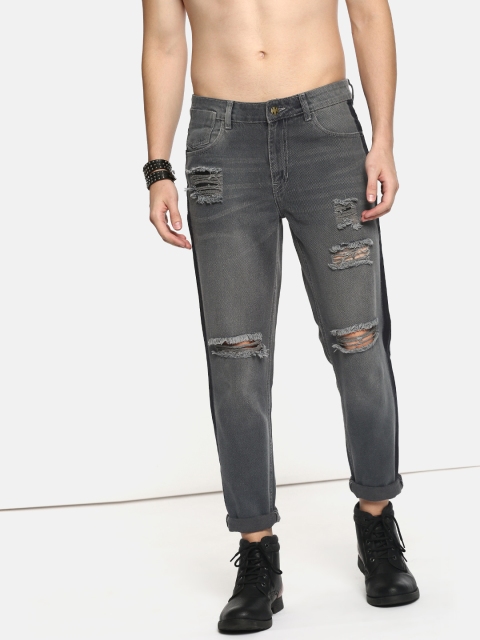 

Kook N Keech Marvel Men Black Anti Regular Fit Mid-Rise Mildly Distressed Jeans
