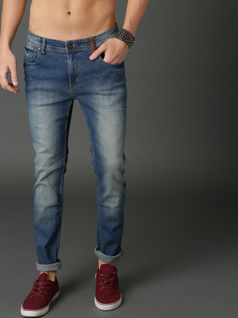 

Roadster Men Blue Skinny Fit Mid-Rise Clean Look Stretchable Jeans