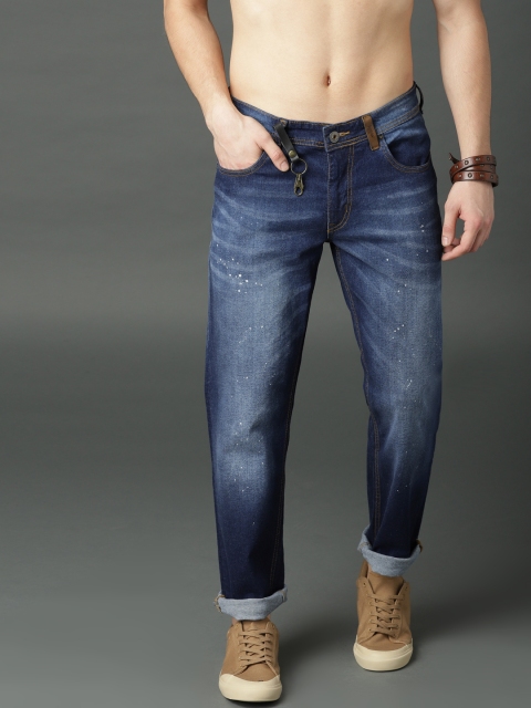 

Roadster Men Blue Slim Tapered Fit Mid-Rise Clean Look Stretchable Jeans